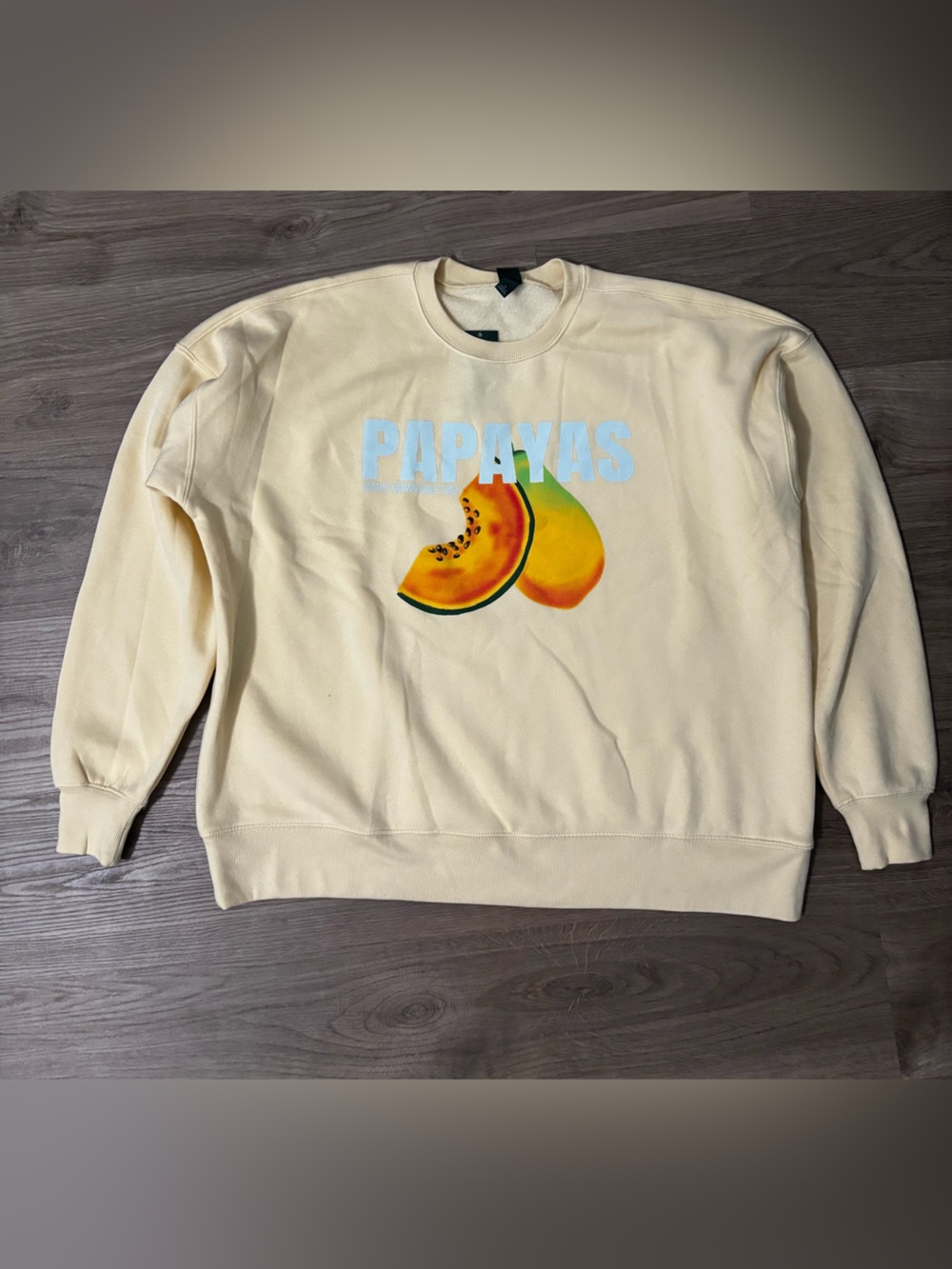 Wild Fable Yellow Oversized Crewneck Sweatshirt Size M